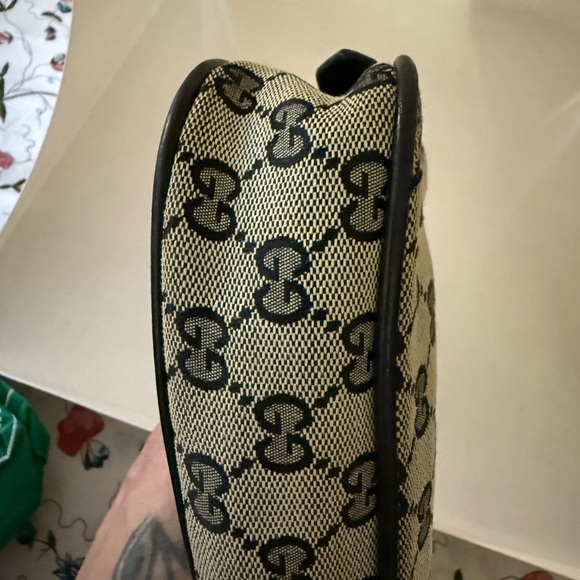 Gucci Monogram Hasler Pochette Brown - Picture 9 of 10